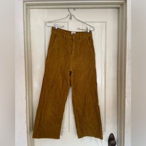 Urban Outfitters BDG Gold Wide Leg Corduroy Size XS